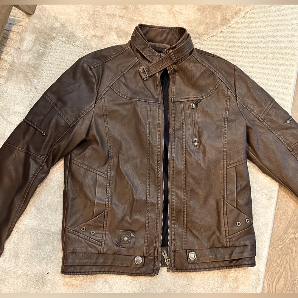 Faux Leather Jacket